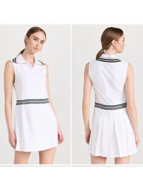 VARLEY Easton Court Dress Size Small White Women Tennis Golf Stretch Lightweight